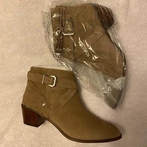 Brand New Brown Booties with small damage